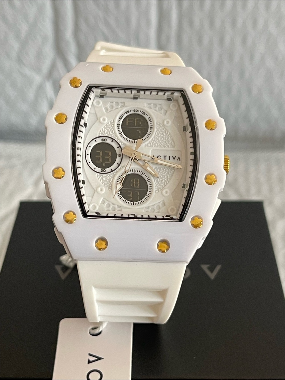 Activa X Invicta Digital Essentials Men's Watch - 42.8mm, White new - Picture 6 of 12